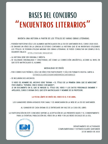 BASES Día del libro 2025